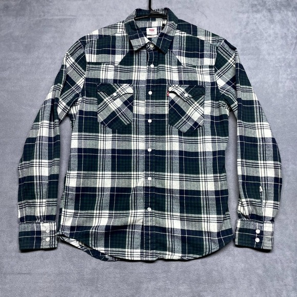 Levi's Other - Levi's Western Shirt Men's Small Multicolor Plaid Cowboy Long Sleeve Pearl Snap